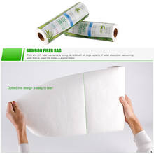 25Pcs Reusable lazyBamboo Towels Bamboo Kitchen Dish Cloths Paper Towel Roll Organic Washable Dish Cloth Clean Washing Towel 2024 - buy cheap