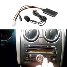 Car Bluetooth 5.0 Aux Input Audio Cable Microphone Handsfree Adapter 8Pin Plug for Nissan Sylphy Tiida Qashqai Geniss 2024 - buy cheap