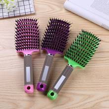 Dropshipping Scalp Massage Bristle Hair Comb Curly Straight Anti Static Hairbrush Salon Hairdrssing Styling Tools 2024 - buy cheap