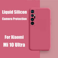 Liquid Silicone Case For Xiaomi Mi 10 Ultra Note 10 9 9T 8 SE A2 Lite 10ultra Redmi Note 9 Pro 9S 8 8T 7 8A K20 K30 Pro Fundas 2024 - buy cheap