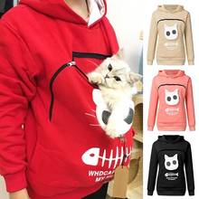 Cat Carriers Bags Women Sweatshirt Clothes Winter Animal Pouch Hood Tops Cat Puppy Keep Warm Breathable Hooded Cat Supplies 2024 - buy cheap
