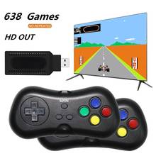 USB Wireless Handheld TV Video Game Console Build In 638/620 Classic 8 Bit Game mini Console Dual Gamepad HD/AV Output 2024 - buy cheap