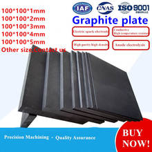 5 pcs high pure graphite plate high strength graphite eletrode  plate 2024 - buy cheap