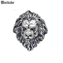 Huge 925 Sterling Silver King of Lion Ring Mens Biker Punk Ring Pure Silver Ring S925 Lion Open Ring 2024 - buy cheap