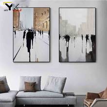 Abstract British Canvas Painting Nordic Black White Ins Posters and prints Cuadros wall art Pictures For Living Room home Decor 2024 - buy cheap