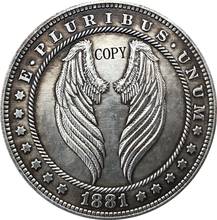 Hobo Nickel 1881-CC копия монеты доллара США Моргана 171 2024 - купить недорого