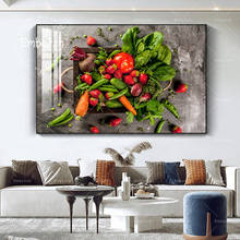 Vegetables Berries Greens Spinach Food Wall Art Pictures Home Decor Posters For Dinning Living Room Kitchen HD Canvas Paintings 2024 - buy cheap