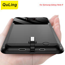 Quling-bateria de 10000 mah para samsung galaxy, note 9, bateria, carregador, bateria, capa para samsung galaxy note 9 2024 - compre barato