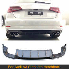 Difusor de parachoques trasero de coche, accesorio de PP para Audi A3 estándar Hatchback, 2 puertas, 2017-2019 PP 2024 - compra barato