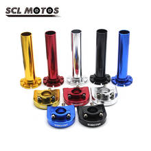 SCL MOTOS Aluminum Motorcycle Twist Gas Throttle Grip Handle Bar Grip Throttle Knob For 22mm 7/8'' Motorbike Dirt Bike Handlebar 2024 - buy cheap