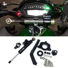 Motorbike CNC Damper Steering StabilizerLinear Reversed Safety Damper+Bracket For KAWASAKI Z1000 Z 1000 2014-2017 2024 - buy cheap