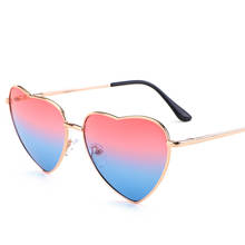 Diguyao óculos de sol infantil de metal, óculos de sol fashion com desenho de coração para meninos e meninas 2024 - compre barato