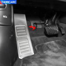 Car Styling For Audi A6 C8 2019-20 LHD Throttle Rest Pedal Panel Decoration Cover Trim Interior Accessories 2024 - buy cheap