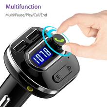 Auto Hands Free Bluetooth Wireless Car Audio Receiver FM Adapter USB Charger Wireless Bluetooth Car FM transmitter Kit 2024 - buy cheap