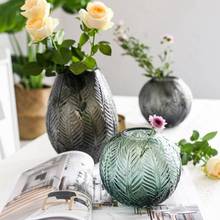 Vaso de flores decoração vaso de vidro esférico mesa arranjo de flores ornamentos casa hidropônico decoração de flores # 2024 - compre barato