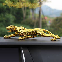 Creative Car Ornaments Leopard Figurine Automobiles Interior Dashboard Resin Animal Crafts Home Decoration Accessories Gift 2024 - buy cheap