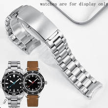 Repuesto de correa de acero fino para hombre, de 20mm pulsera de plata, serie DS PH200M, cadena de reloj de acero inoxidable 2024 - compra barato