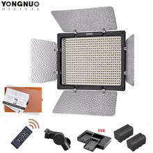 Yongnuo-YN-600L de luz LED de YN-600 para estudio de vídeo, lámpara de temperatura de Color, 3200k-5500k/5500K, 2 uds. De batería F750 y cargador 2024 - compra barato