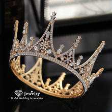 CC Tiaras y coronas diadema para mujer, accesorios para el cabello de boda, joyería para novia, fiesta, tocado de estilo barroco, regalo xy427 2024 - compra barato