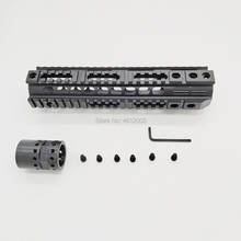 9 inch noveske Quad Rai for ar15 ar15 handguard 4 weaver picatinny Rail Rifle Free Floating Handguard QD Swivel Housing M4 M16 2024 - buy cheap