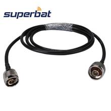 Cable Coaxial Superbat tipo N a macho Pigtail RF KSR195, 100cm, para antena Wifi 2024 - compra barato