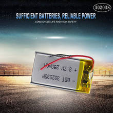 1 шт 3,7 V 150mAh 302035 032035 PLIB полимерная литий-ионная батарея для blue tooth, gps, mp3, mp4, игрушка, динамик 2024 - купить недорого