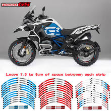 Motorcycles Wheel Stickers Reflective Rim Moto Stripe Tape for BMW R1200GS ADVENTURE 19''17'' 2024 - buy cheap
