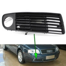 Fog Light Cover For Audi A6 C5 Avant Quattro 1998~2002 Fog Lamp Cover Front Lower Bumper Car Fog Light Cover Vent Grille 2024 - buy cheap