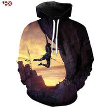 Escalada hoodies homens mulheres 3d impressão alpinista casual moletom moda manga longa hoodie masculino jogging topos t513 2024 - compre barato