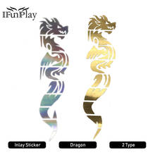DIY Colorful Electric Acoustic Guitar Inlay Sticker Dragon Guitarra Fretboard Markers Sticker Guitar Neck Decal Gold 2024 - buy cheap