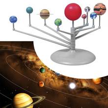 Modelo de planetário de três planetas, sistema solar, brilha no escuro, brinquedo científico para crianças 2024 - compre barato