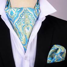 Linbaiway conjunto de gravata de seda homem gravata cravat lenço conjunto floral paisley bolso quadrado conjunto para festa de casamento logotipo personalizado 2024 - compre barato