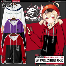 Лидер продаж, модный весенний свитшот с 3D принтом для игры Genshin, пуловер, тонкий спортивный костюм унисекс в стиле Харадзюку 2024 - купить недорого