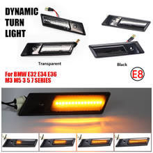 2Pcs/Lot Side Light LED Dynamic Turn Signal Lamp Side Fender Marker Sequential Blinker Indicator For BMW E32 E34 E36 2024 - buy cheap