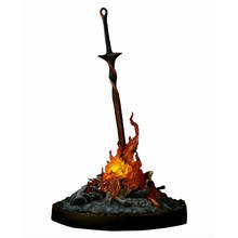 Vogue Dark Souls III-espada iluminada con fuego, 21CM, estatua de juego de Anime clásico, modelo de figura, colección de adornos de juguete 2024 - compra barato