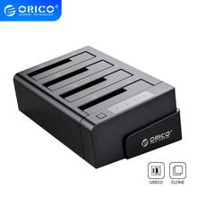 ORICO USB 3.0 to SATA 4 Bay External HDD Docking Station For 2.5 3.5 Inch HDD SSD 4 bay Hard Drive Case Cloner Function 2024 - buy cheap
