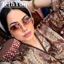 Gafas de sol cuadradas marrones de celebridades a la moda para mujer 2019 2024 - compra barato