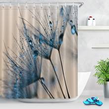 180*180 Abstract Dandelion Custom 3d Shower Curtains Flower Bathroom Curtain Fabric Washable Polyester for Bathtub Art Decor 2024 - buy cheap
