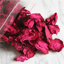 Pétalos de rosa secos naturales para decoración romántica, 50 g/lote, para fiesta de boda, caja de regalo, baño de pétalos de rosa 2024 - compra barato