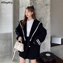 Wools Women Spring All-match Mujer All-match Japanese Style Student Preppy Kawaii Loose Casual High Street Fashionable Outerwear 2024 - buy cheap