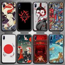 Japanese illustration art Phone Case For Vivo Y91c Y17 Y51 Y67 Y55 Y7s Y81 Y19 Y97 Y93 V17 vivos5 2024 - buy cheap