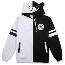 Danganronpa Cosplay Monokuma Hoodie Adult Jacket Sweatshirt Pullover Coat 2024 - buy cheap