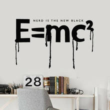 Quantum Mechanics Wall Stickers School Decor Physics Science Class Vinyl Wall Decal Teen Room Window Door Desk Decoration Z739 2024 - buy cheap