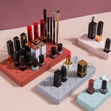 8/18/28Grid lipstick Rack Makeup Brush Pencil Holder Lipstick Nail Polish Display Organizer Cosmetic storage for makeup rack 2024 - buy cheap