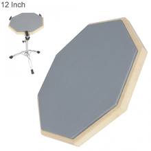 12 Inch Rubber Wooden Dumb Drum Practice Training Drum Pad for Jazz Drums Exercise  Beginner Practice Training Drum 2024 - buy cheap