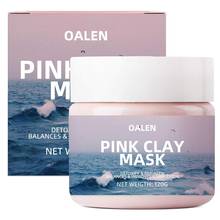 120g Female Pink Clay Mask Washing Face Mud Mask Nourishing Whitening Anti-wrinkle Pore Cleaner Skin Care Masks 2024 - buy cheap