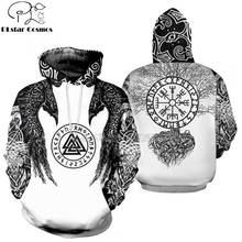 PLstar Cosmos Fashion Men hoodies 3D Printed Viking Tattoo Hoodiest/t shirt/sweatshirt Apparel Unisex Transfer  streetwear-9 2024 - buy cheap