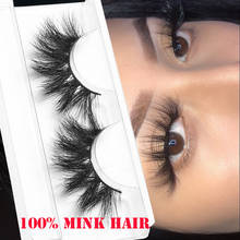 25MM Lashes Dramatic Long Wispies Fluffy Handmade Eyelash 3D 100% Mink Hair False Eyelashes Full Strips Lashes Extension Makeup 2024 - buy cheap