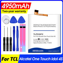 4950mah Tlp030f2 Tlp030f1 Battery for Blackberry Tcl Alcatel One Touch Idol 4s Ot-6070 Ot-6070k Ot-6070o Ot-6070y Dtek60 2024 - buy cheap
