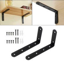 2X 4X Metal Triangle Folding Angle Bracket Heavy Duty Cast Iron Adjustable Wall Mounted L Shaped Angle Shelf  Furniture Hardware 2024 - buy cheap